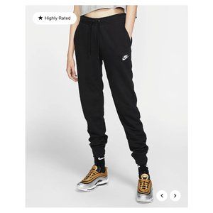 NIKE Sportswear Essential Women's Fleece Pants Large Black